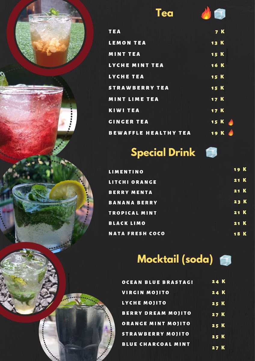 Be waffle Menu 3