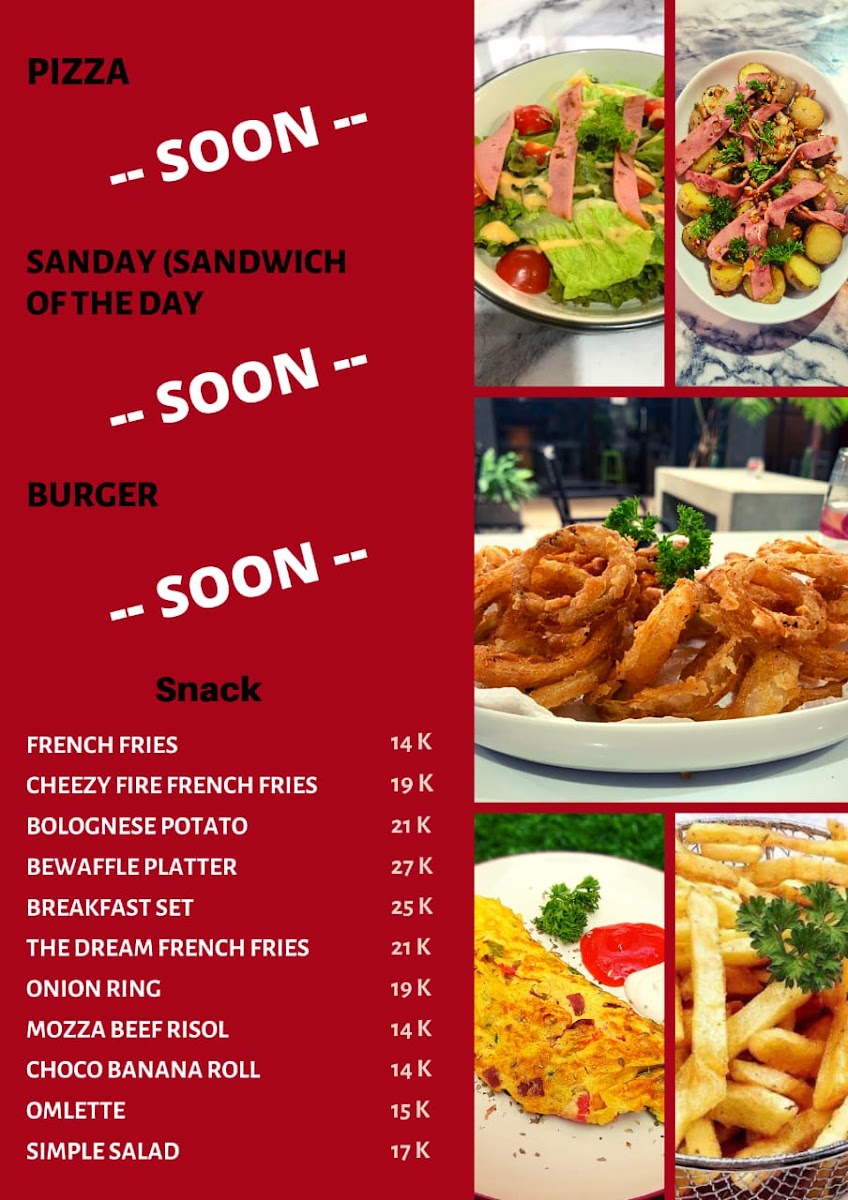 Be waffle Menu 7