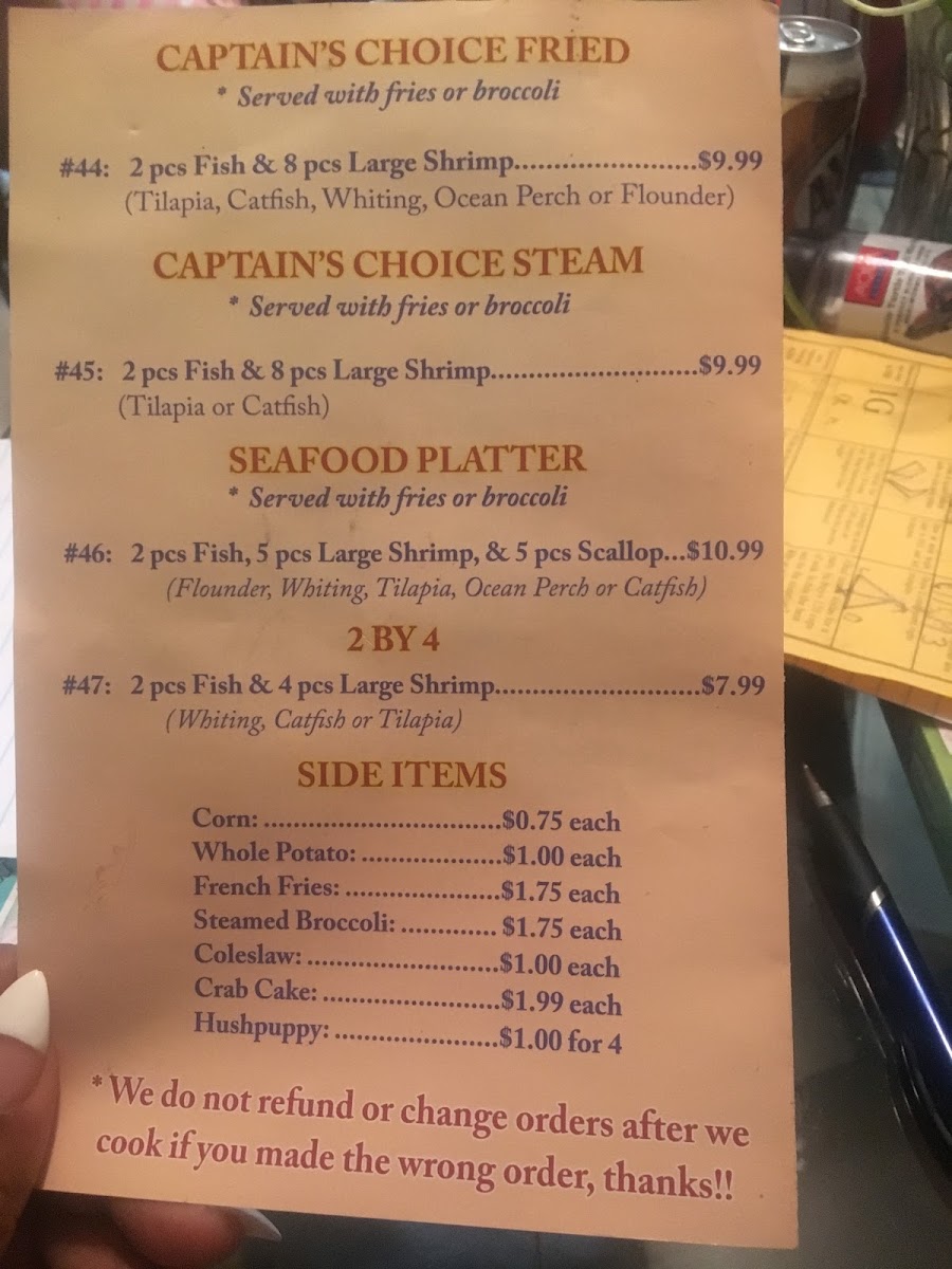Louisiana Crawfish Menu 10