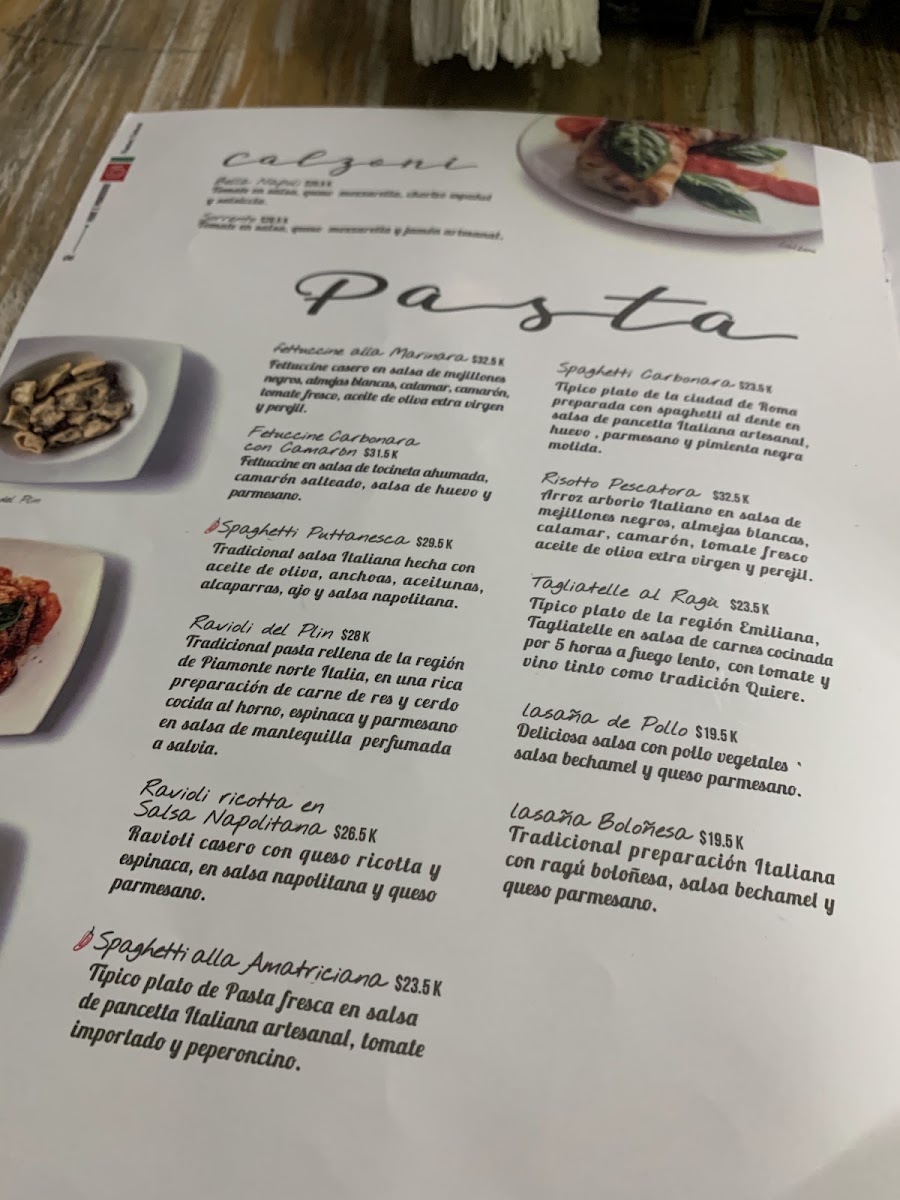 Pane e Pomodoro Laureles Menu 10