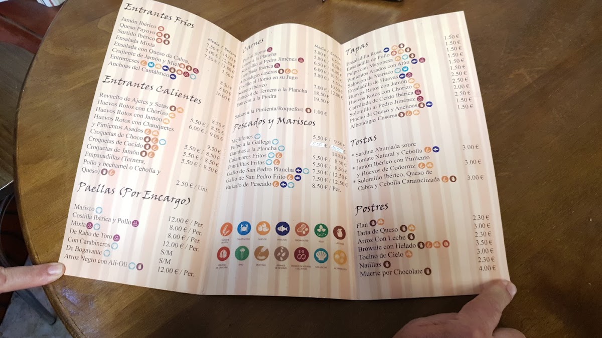 Cafetería Los Arcos Menu 2