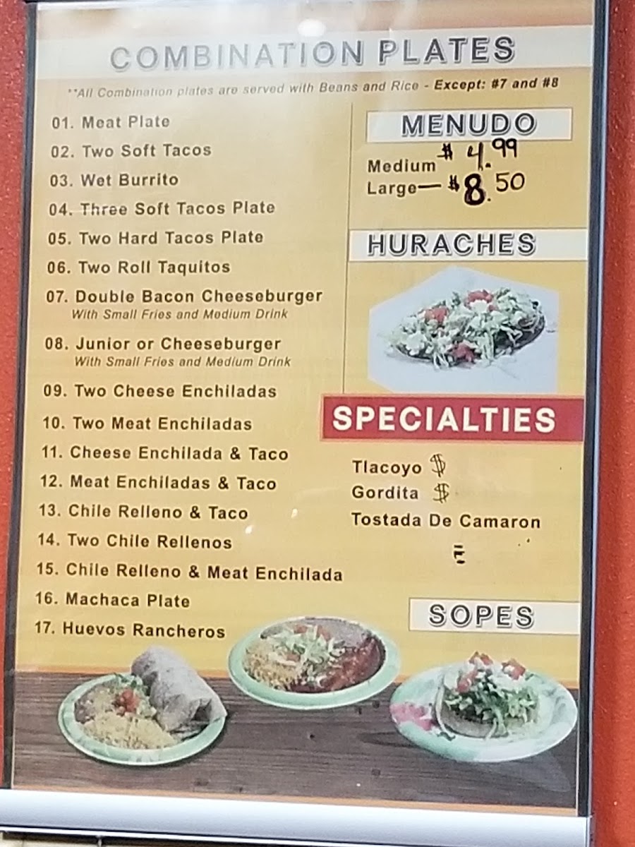 Juanito's Tacos Menu 3