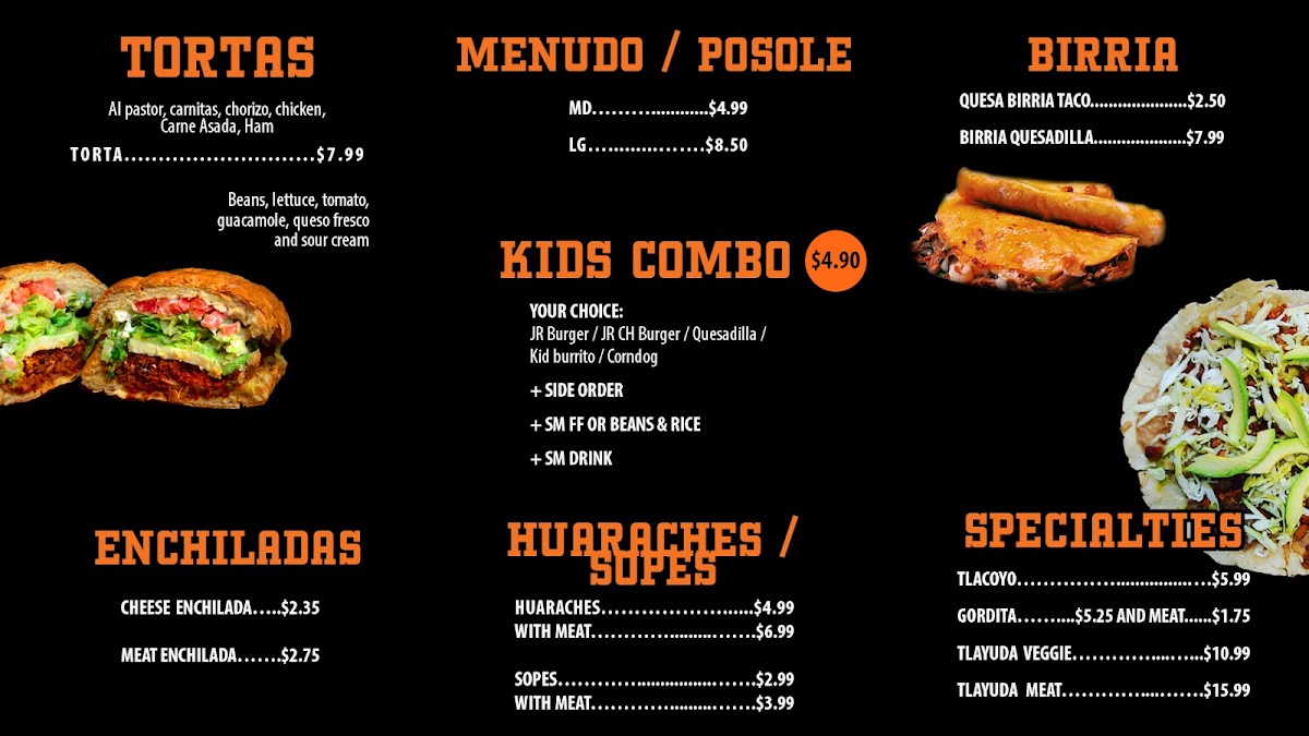 Juanito's Tacos Menu 4