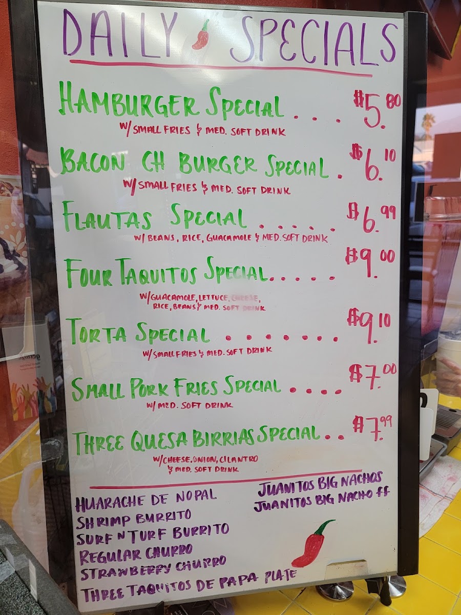 Juanito's Tacos Menu 7