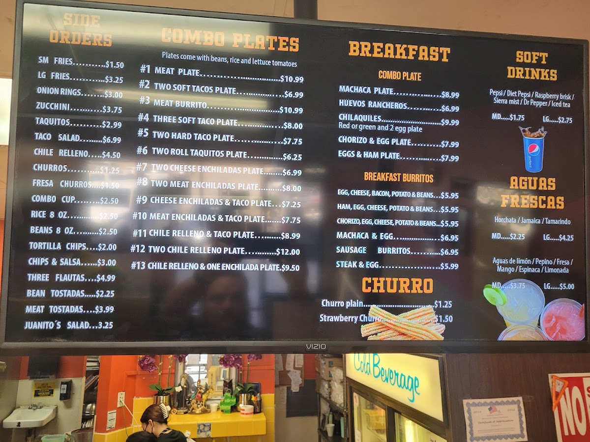 Juanito's Tacos Menu 8