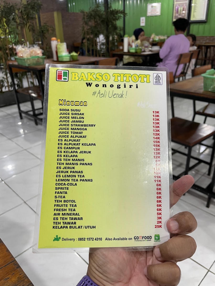 Bakso Titoti Wonogiri Cabang Cikupa Menu 3