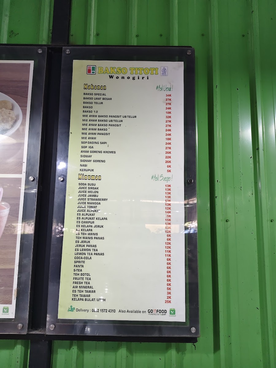 Bakso Titoti Wonogiri Cabang Cikupa Menu 6