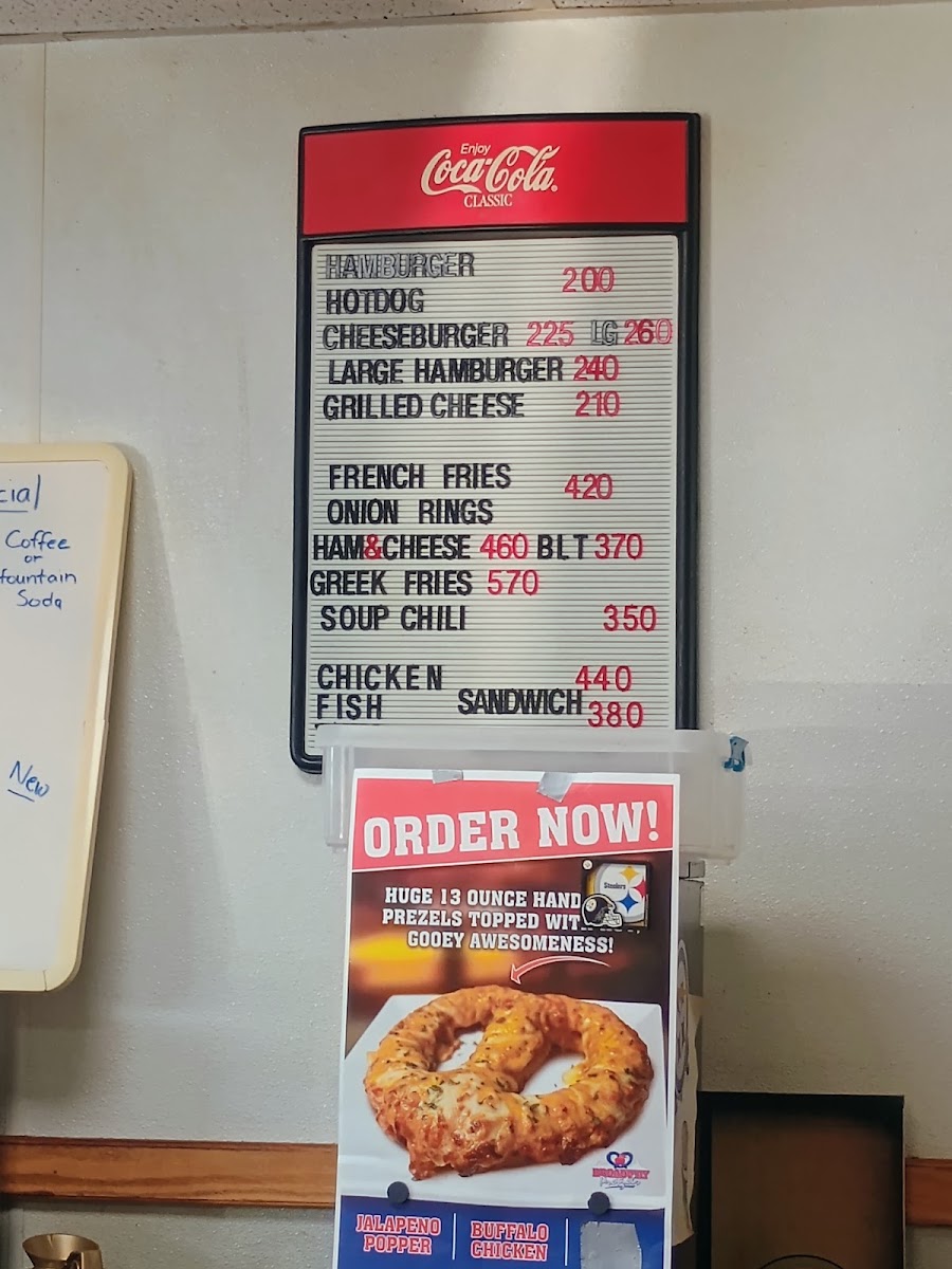 Coney Island Lunch Menu 2