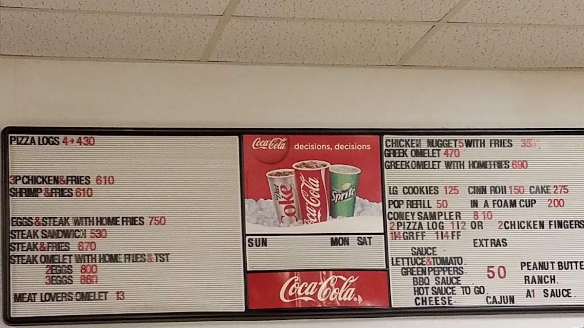 Coney Island Lunch Menu 5