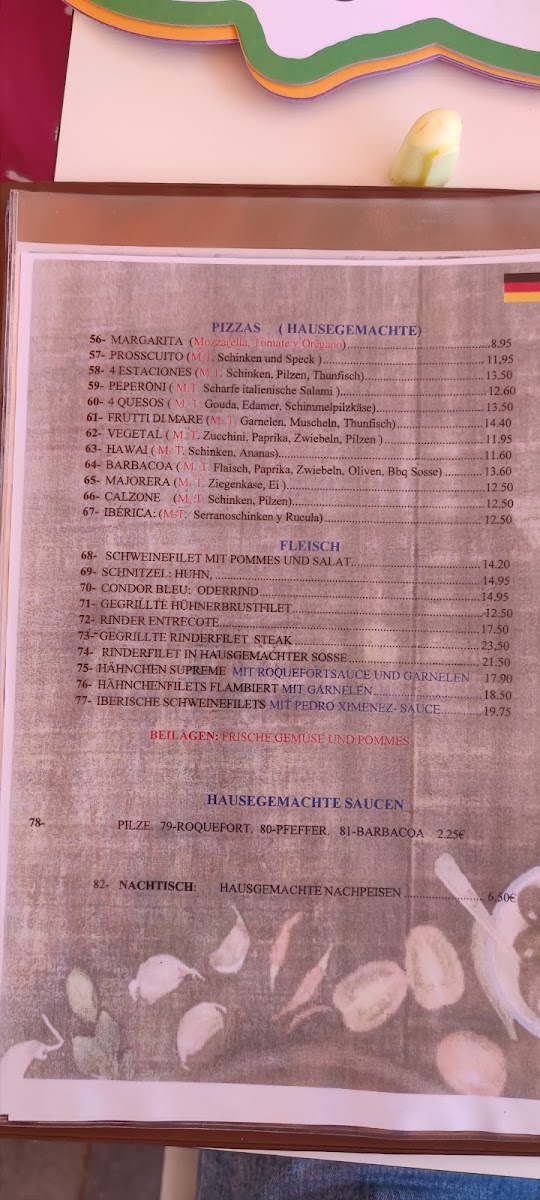 Vesubio Restaurante Menu 6