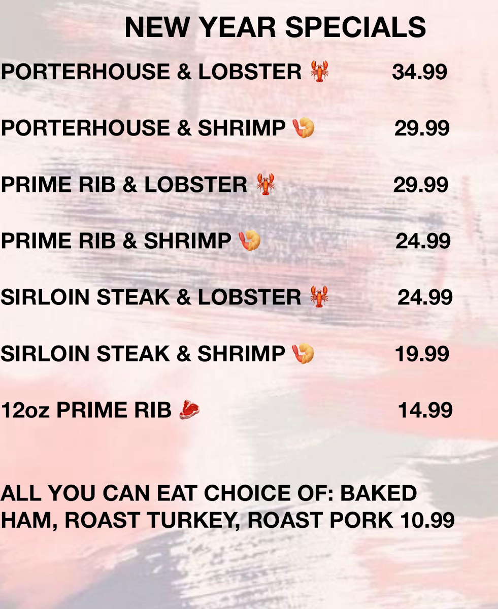 Grace's Restaurant Menu 10