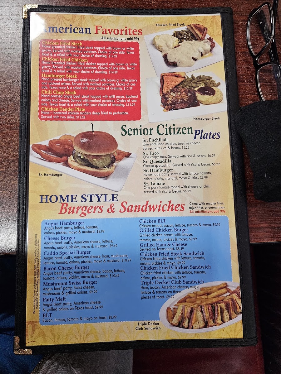 Caddo Cafe Menu 4