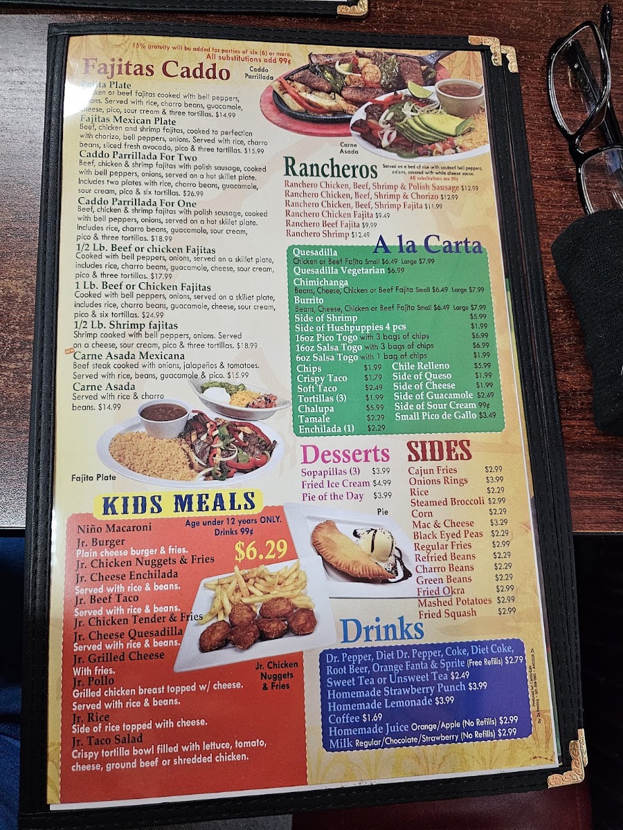 Caddo Cafe Menu 5