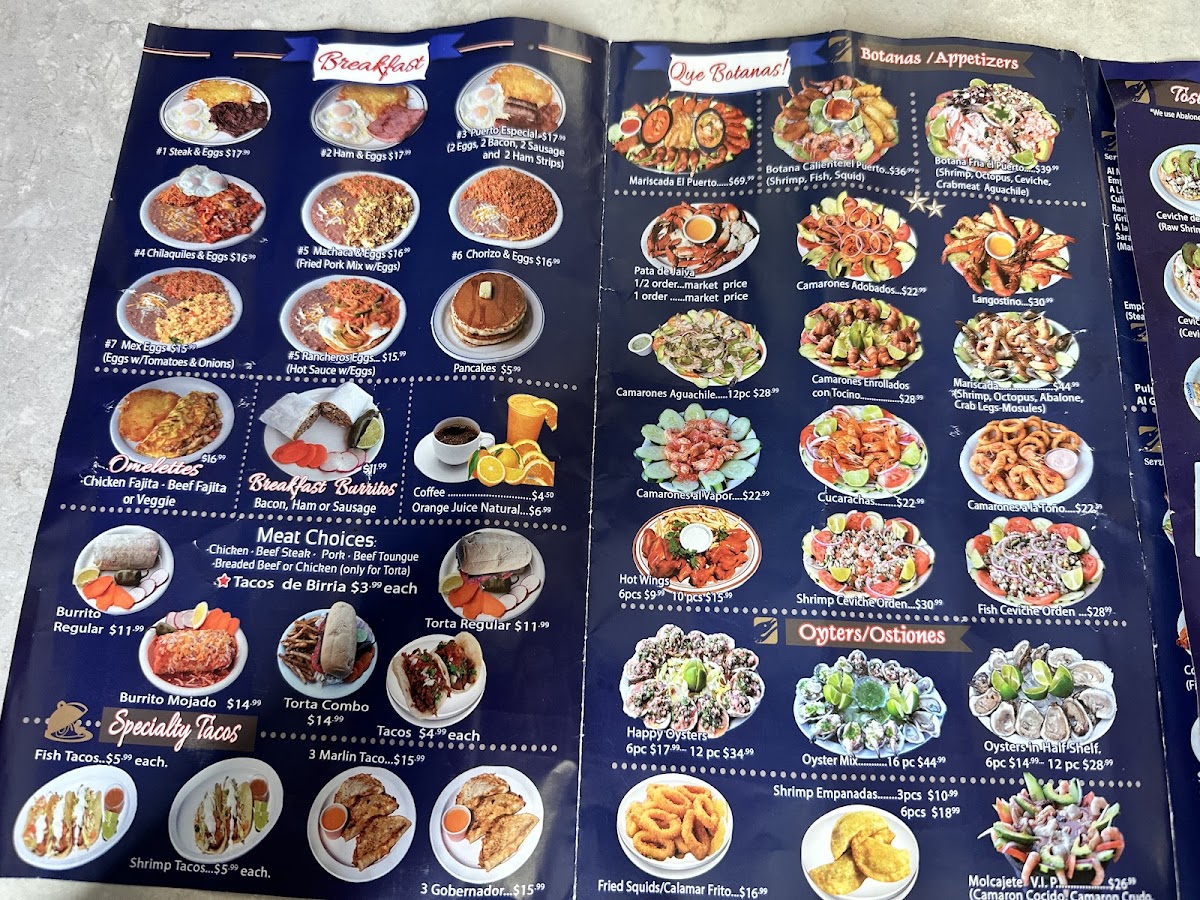 Mariscos El Puerto Escondido - Inglewood 1 Menu 6