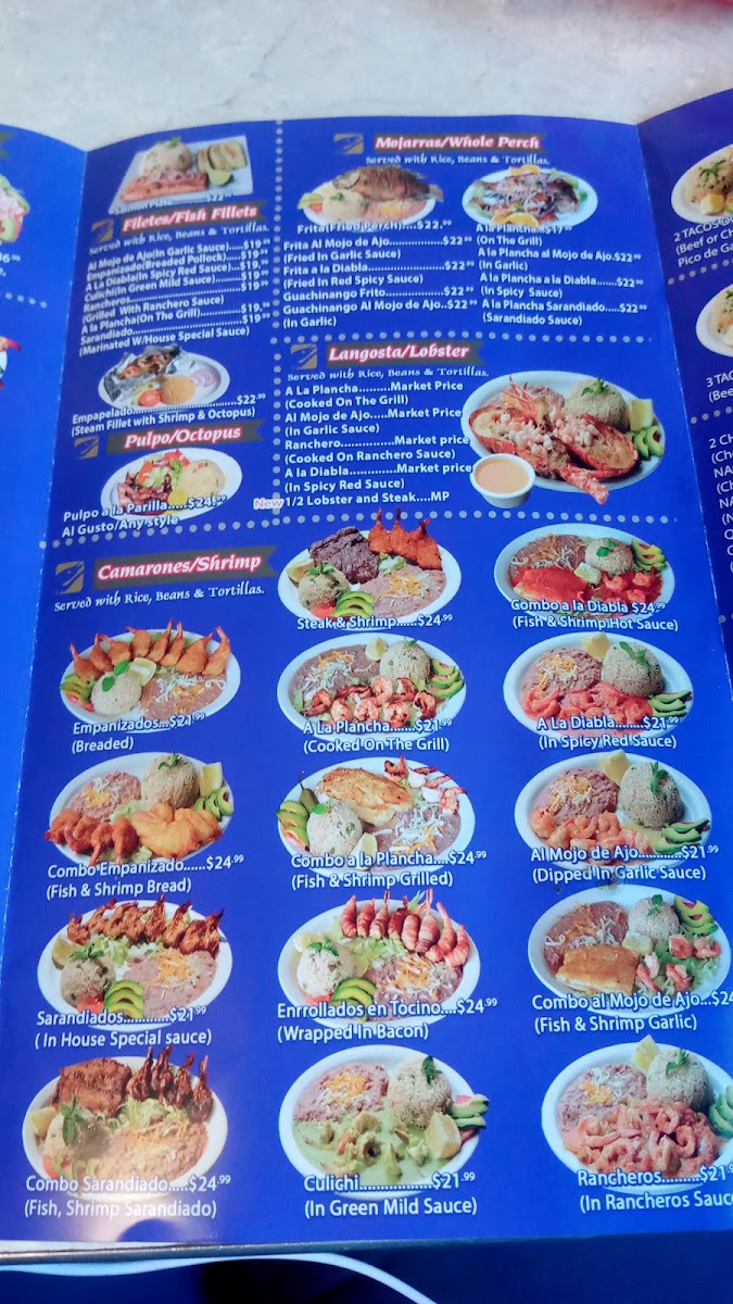 Mariscos El Puerto Escondido - Inglewood 1 Menu 7