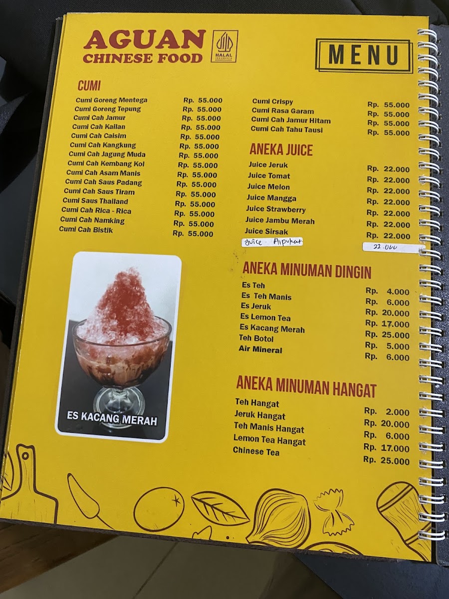 Aguan Chinese Food Menu 5