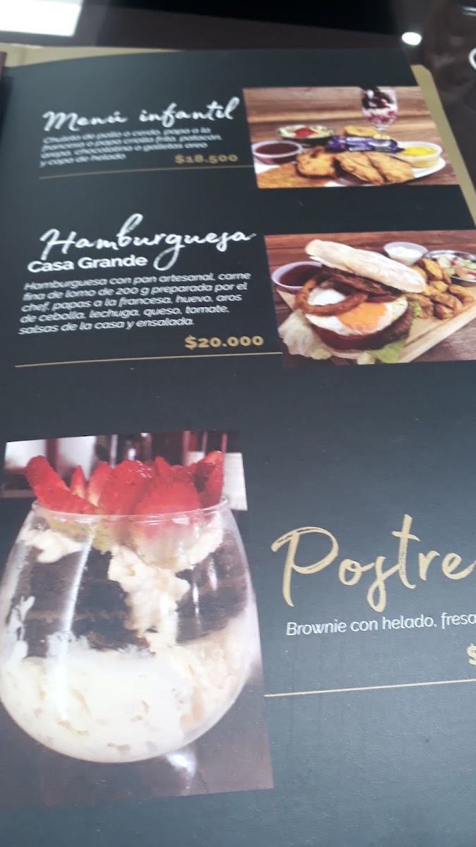 Restaurante Casa Grande Menu 10