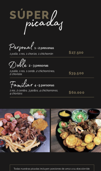 Restaurante Casa Grande Menu 4