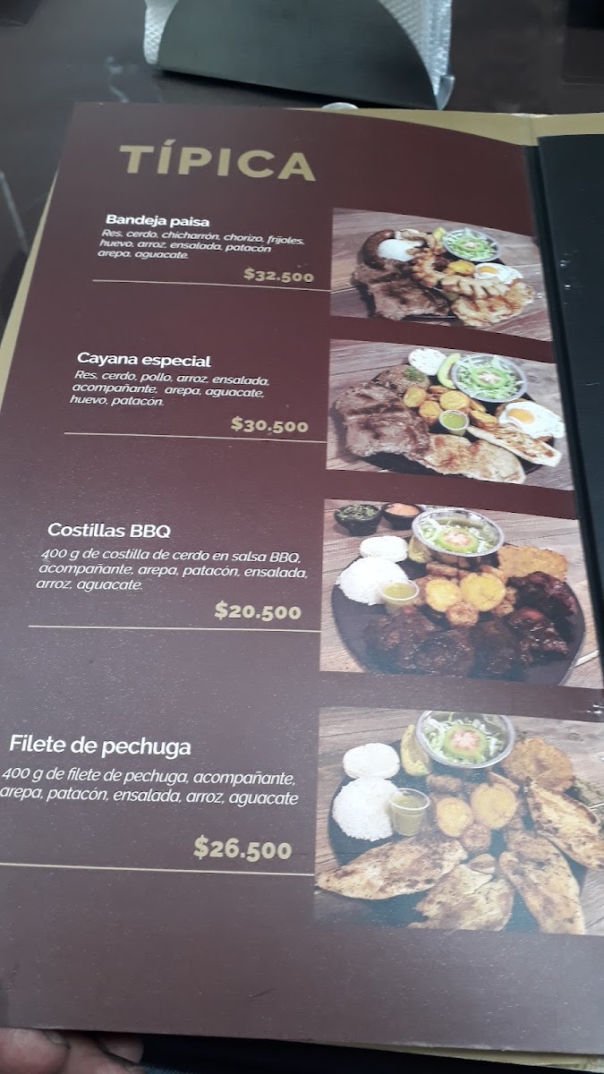 Restaurante Casa Grande Menu 7