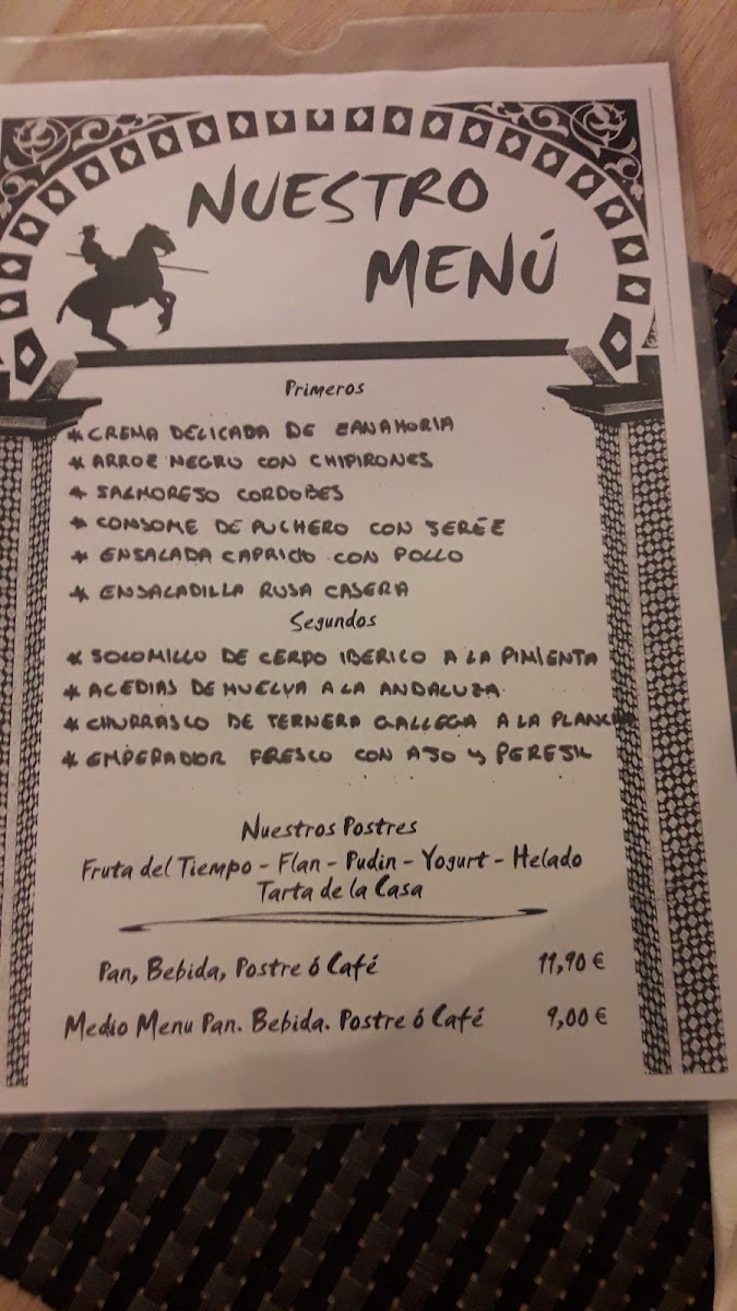 Taberna Al Sur Menu 4