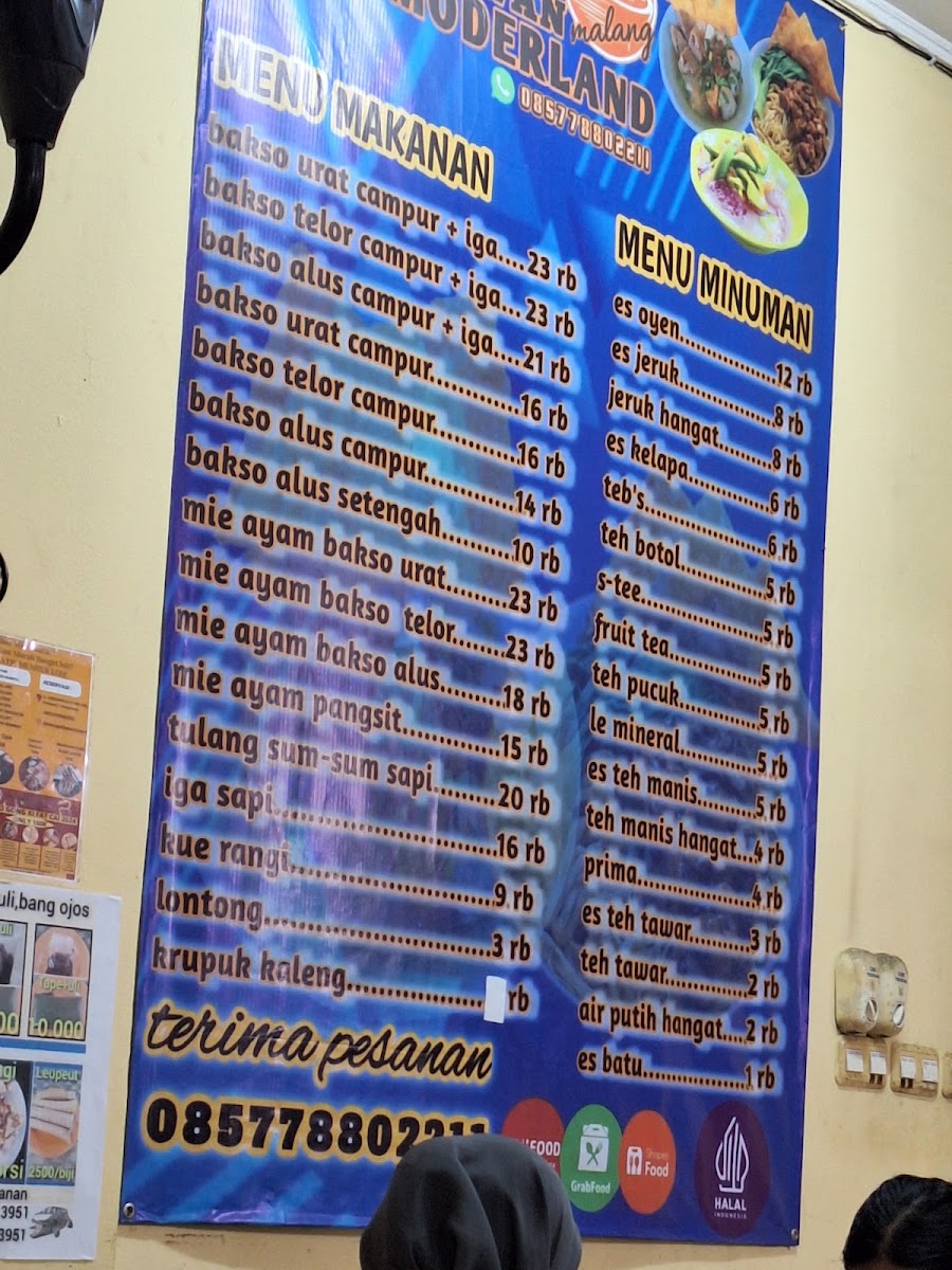 Bakso Bakwan Moderland Menu 9