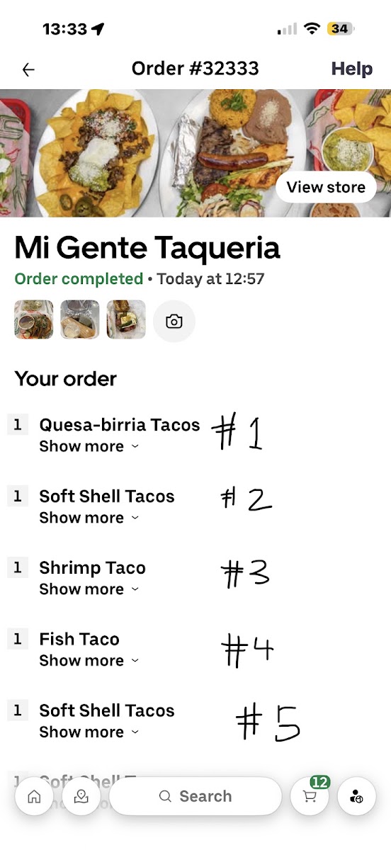 Taqueria Mi Gente Menu 2