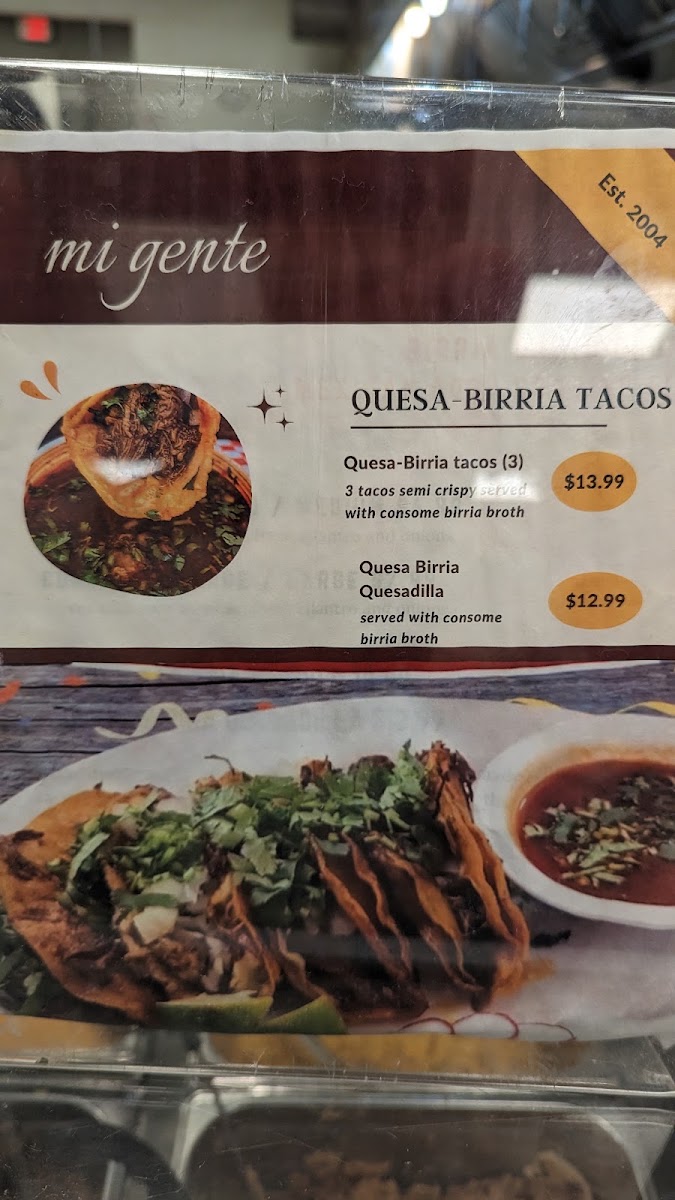 Taqueria Mi Gente Menu 8