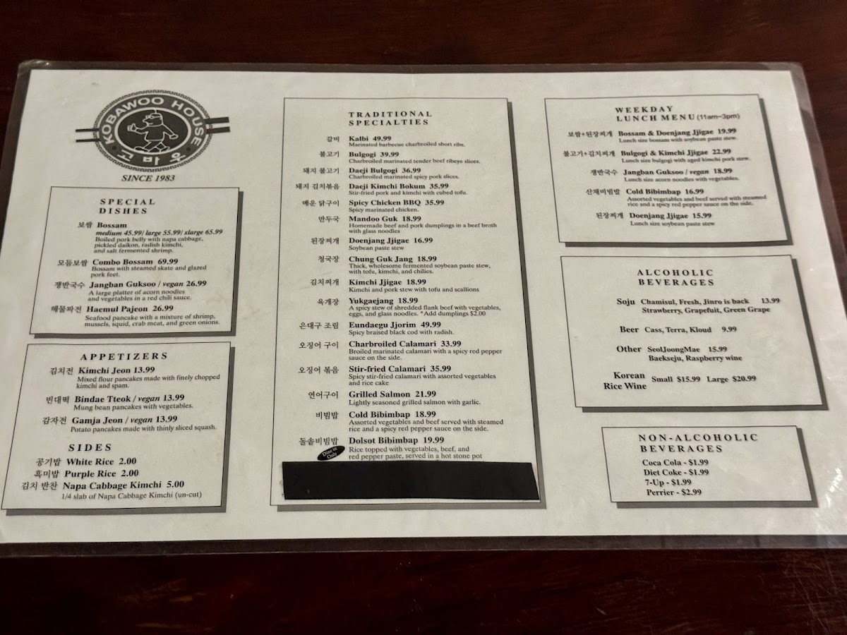 Kobawoo House Menu 4