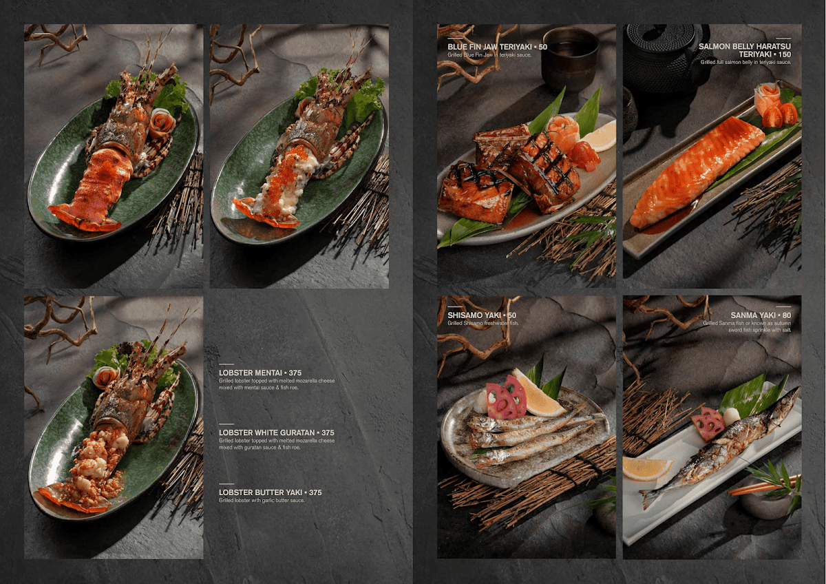 YUME 夢 l Japanese Dining Menu 3