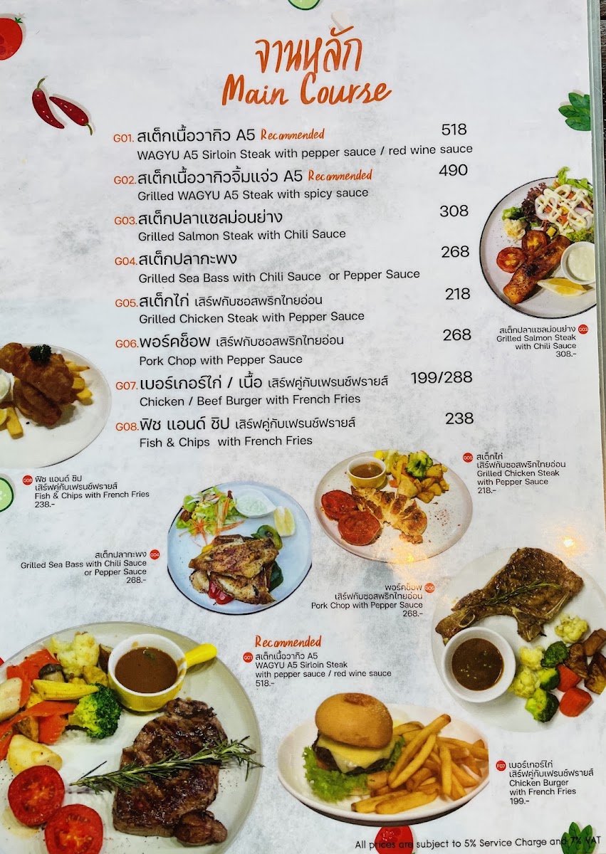 CHARM Bistro and Restaurant Menu 4