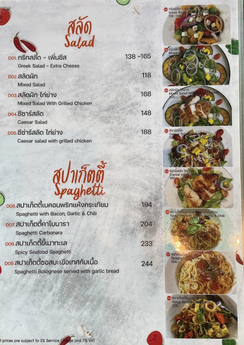 CHARM Bistro and Restaurant Menu 8