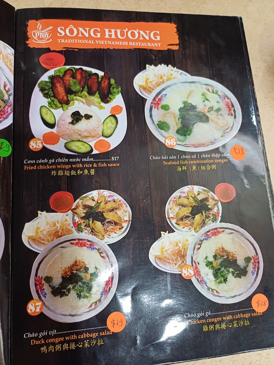 Pho Song Huong Menu 10