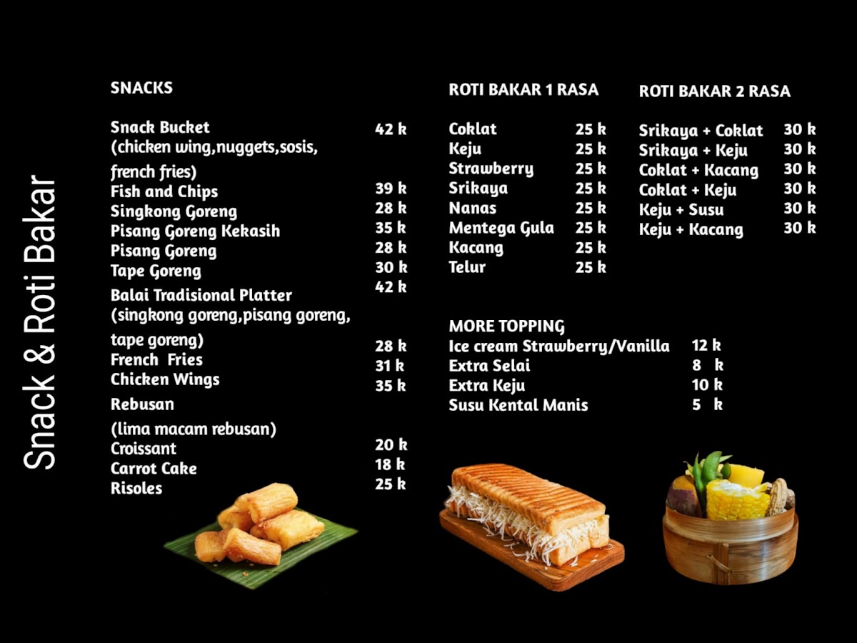 Balai Coffee Menu 1