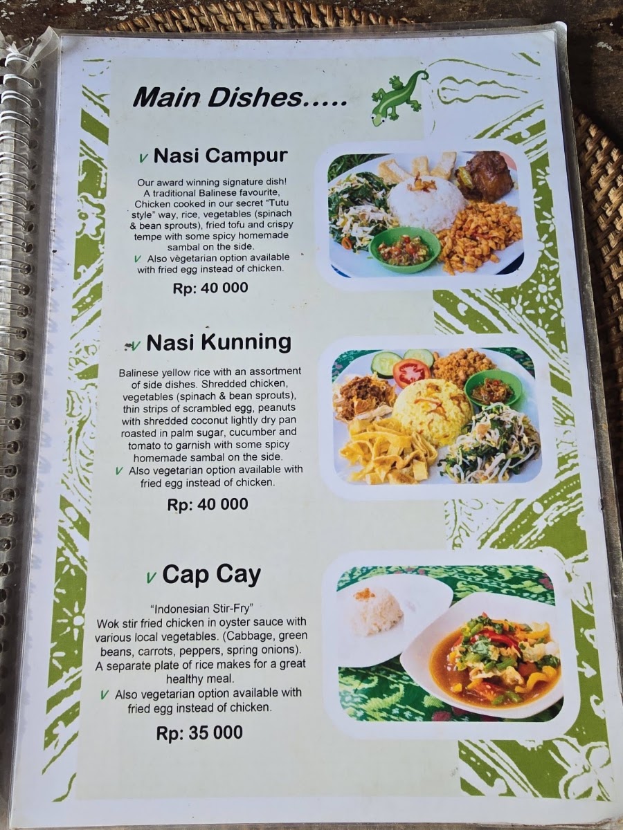 Warung Rama Menu 1