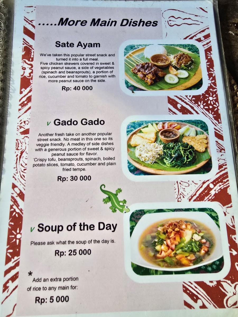 Warung Rama Menu 2