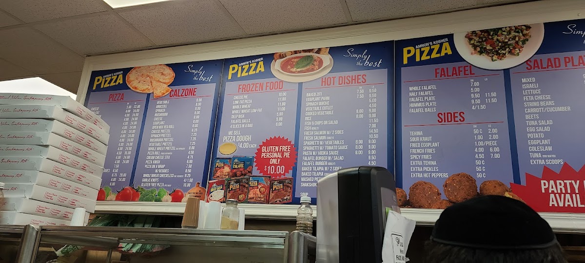 Amnon's Kosher Pizza Menu 7