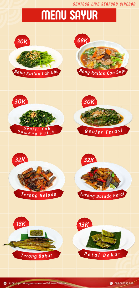 Sentosa Live Seafood Market Menu 6