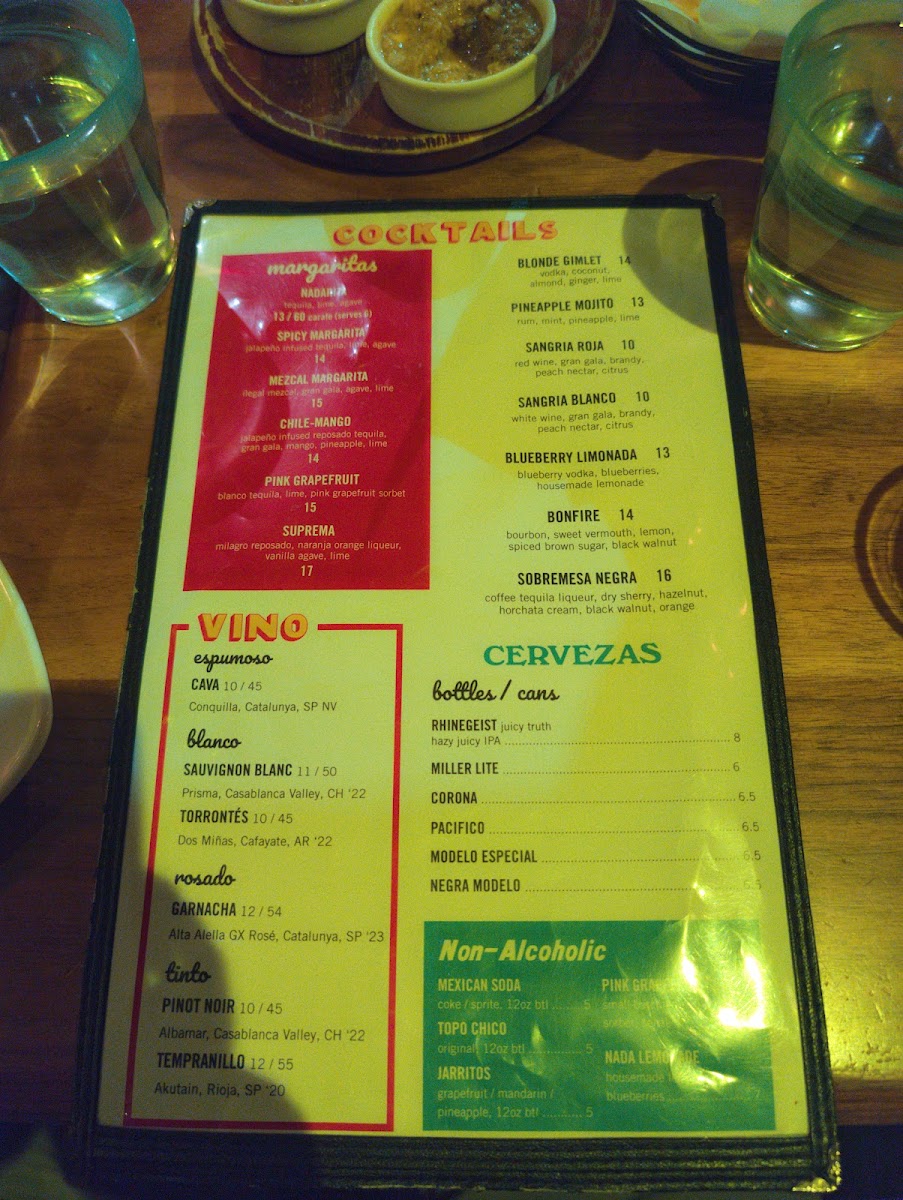 Nada Menu 2