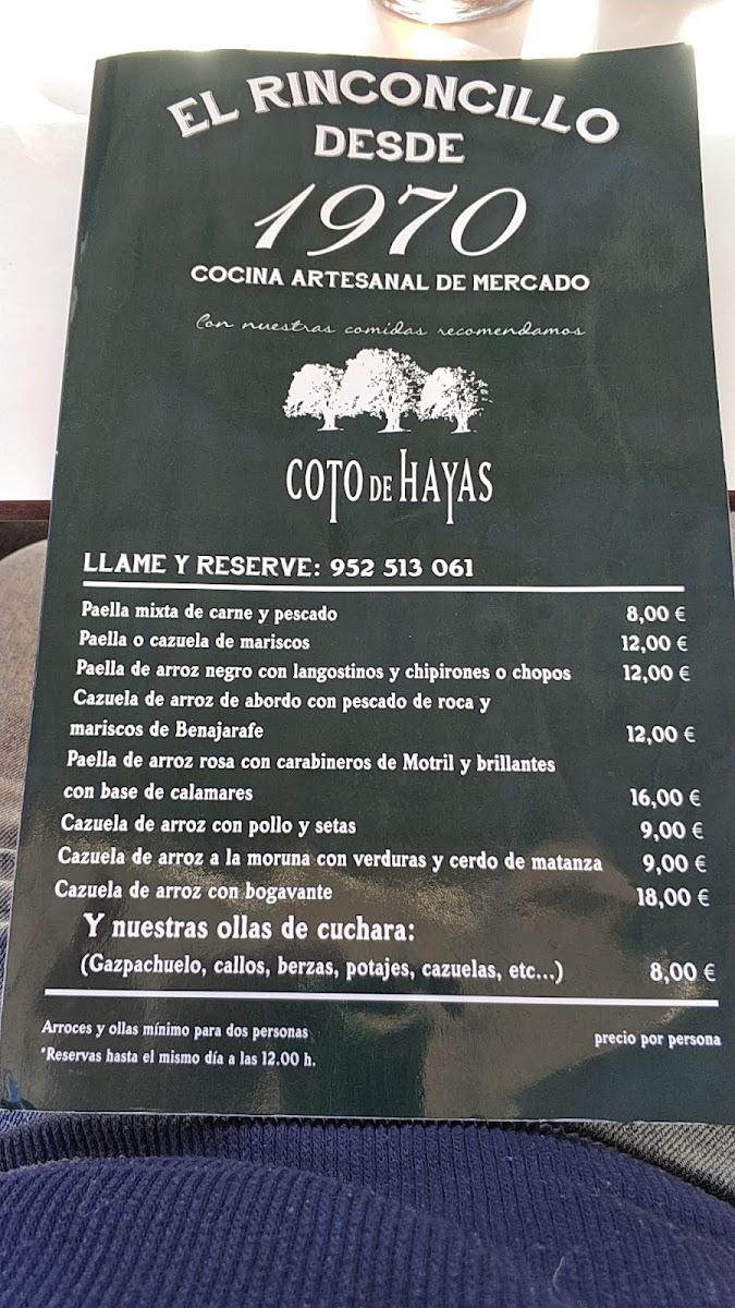 Restaurante El Rinconcillo Menu 6