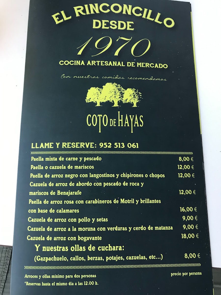 Restaurante El Rinconcillo Menu 7