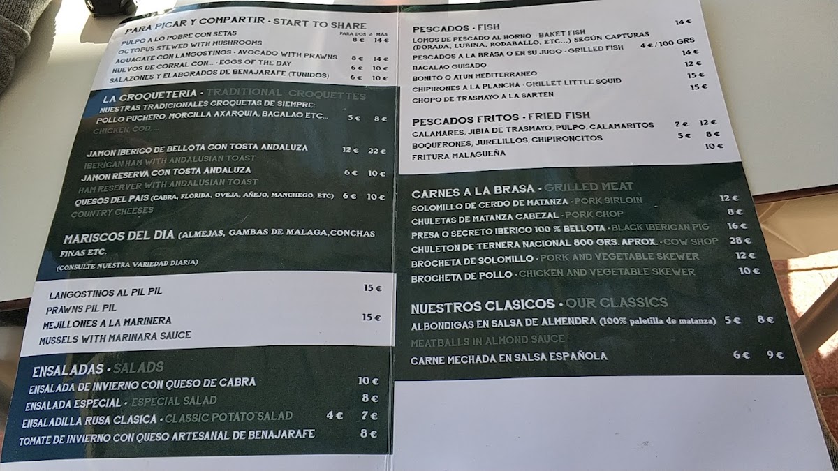 Restaurante El Rinconcillo Menu 8