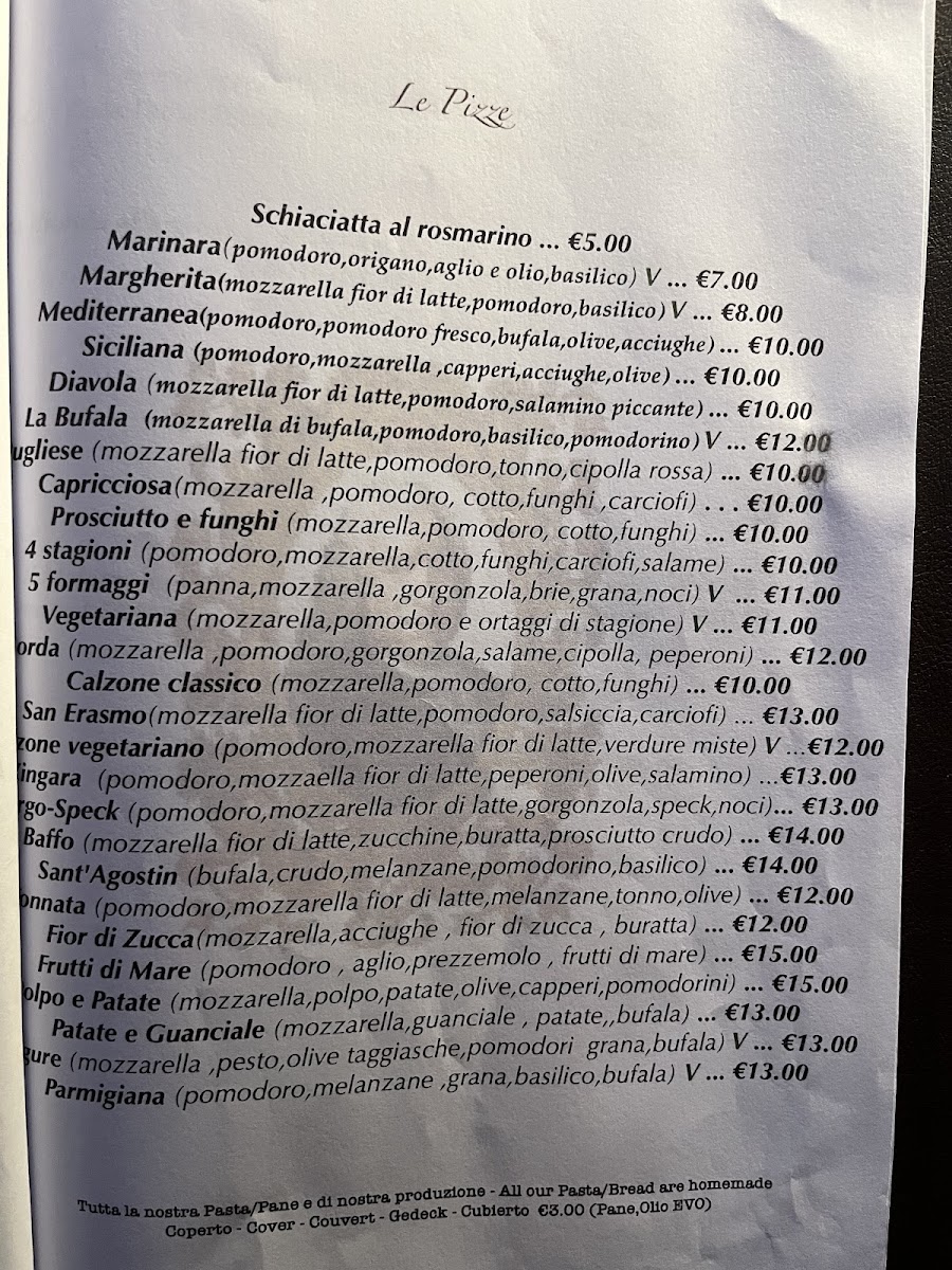 Taverna da Baffo – Ristorante Veneziano Menu 7