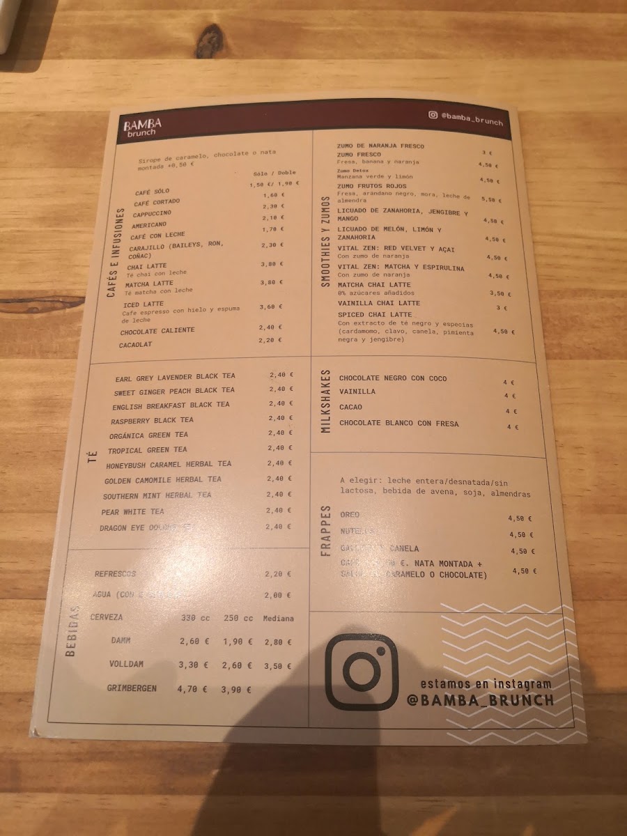 Bamba Brunch Menu 7