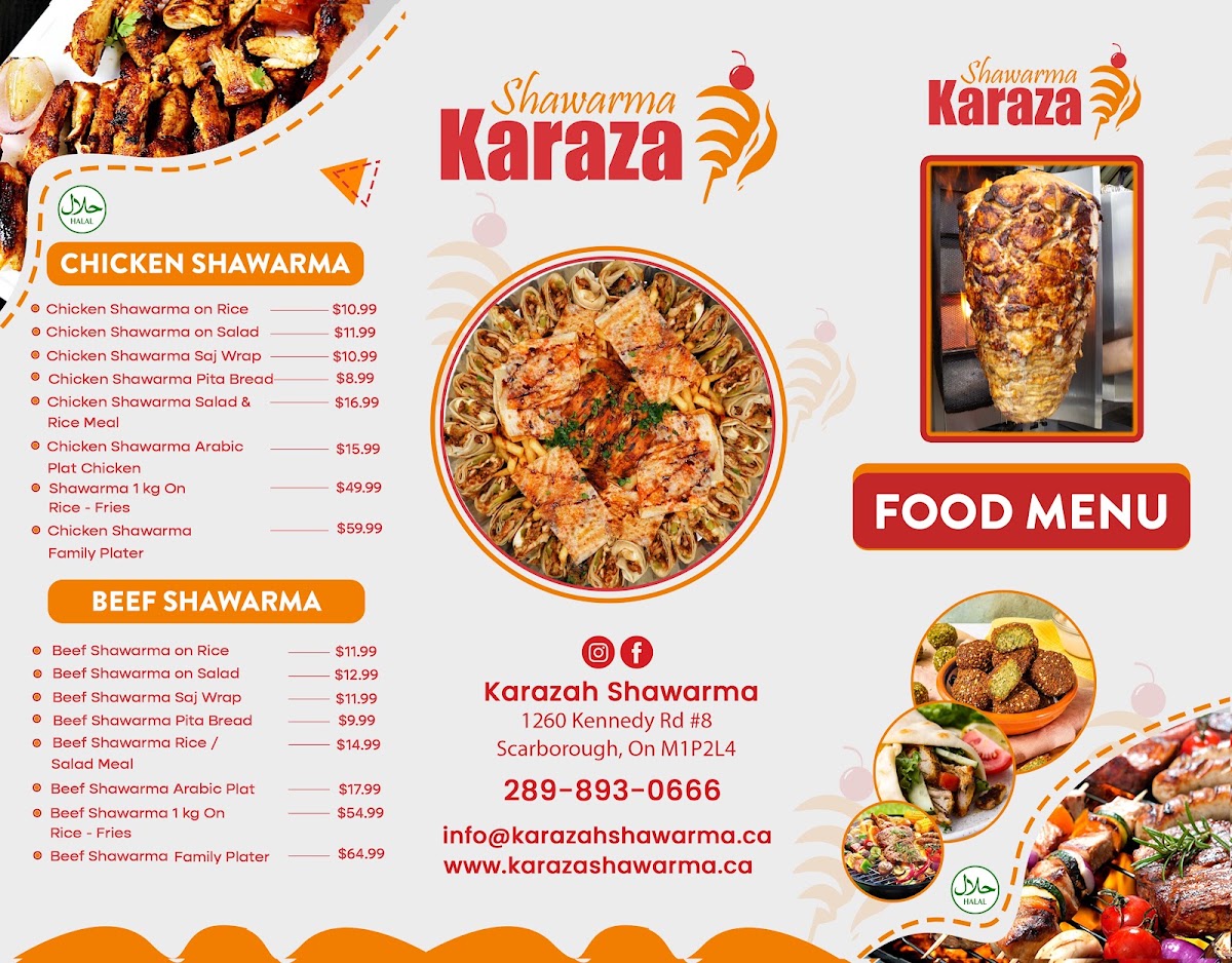 Karaza Shawarma Menu 3