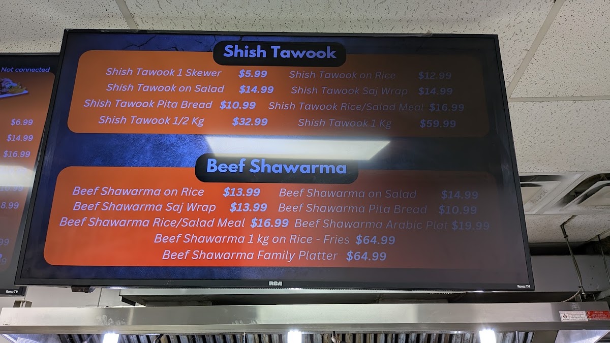 Karaza Shawarma Menu 7