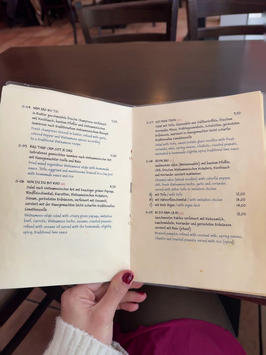 Chay Viet Berlin Menu 1