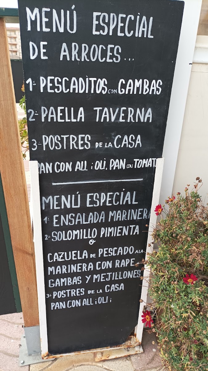 TAVERNA DEL MAR Menu 10
