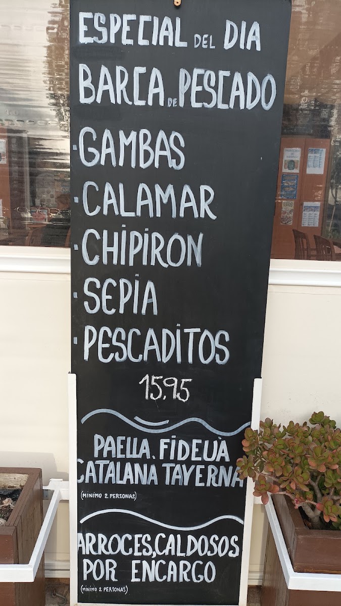 TAVERNA DEL MAR Menu 6
