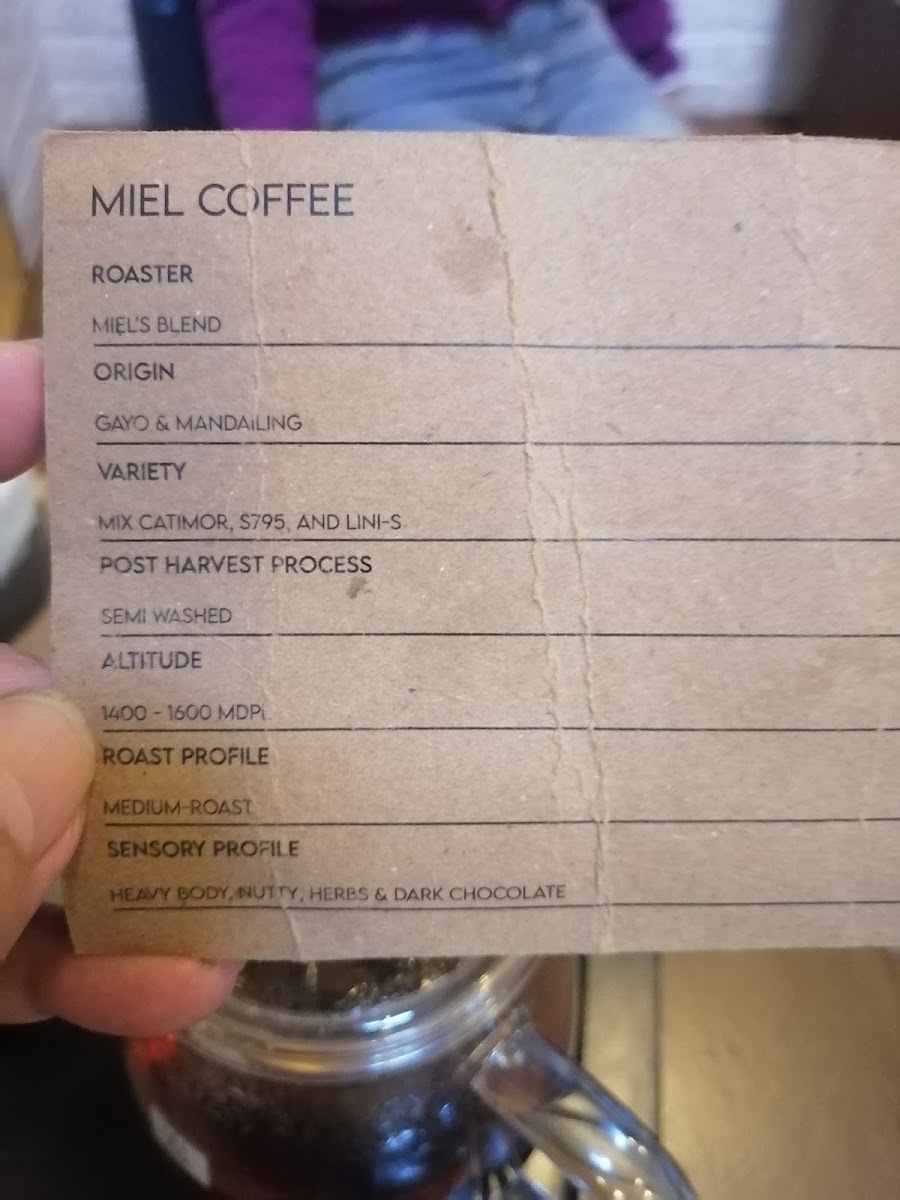 Miel Coffee Medan Menu 3