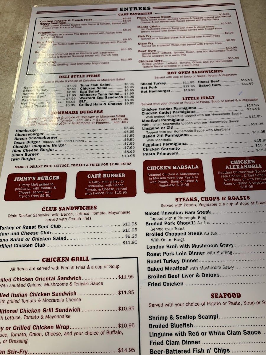 Burnt Hills Cafe Menu 5